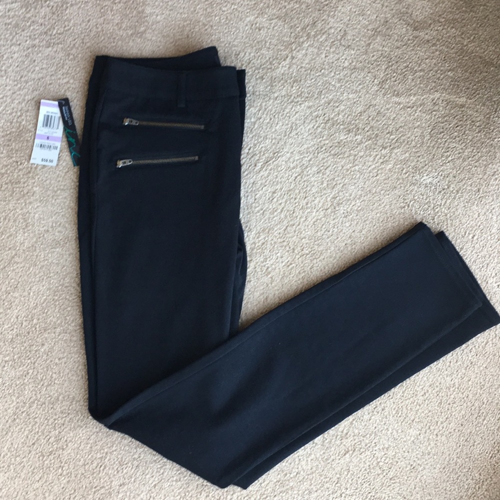 INC Skinny Leg Pants with Zipper Pockets